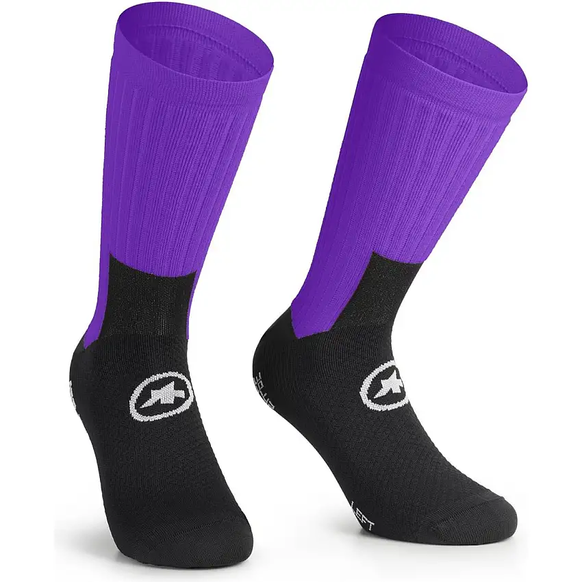 Assos Cykelstrumpor Trail T3 Lila