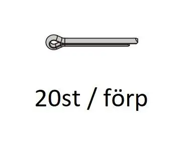 Låssprint Tektro Split Pin 20-Pack MA1.0