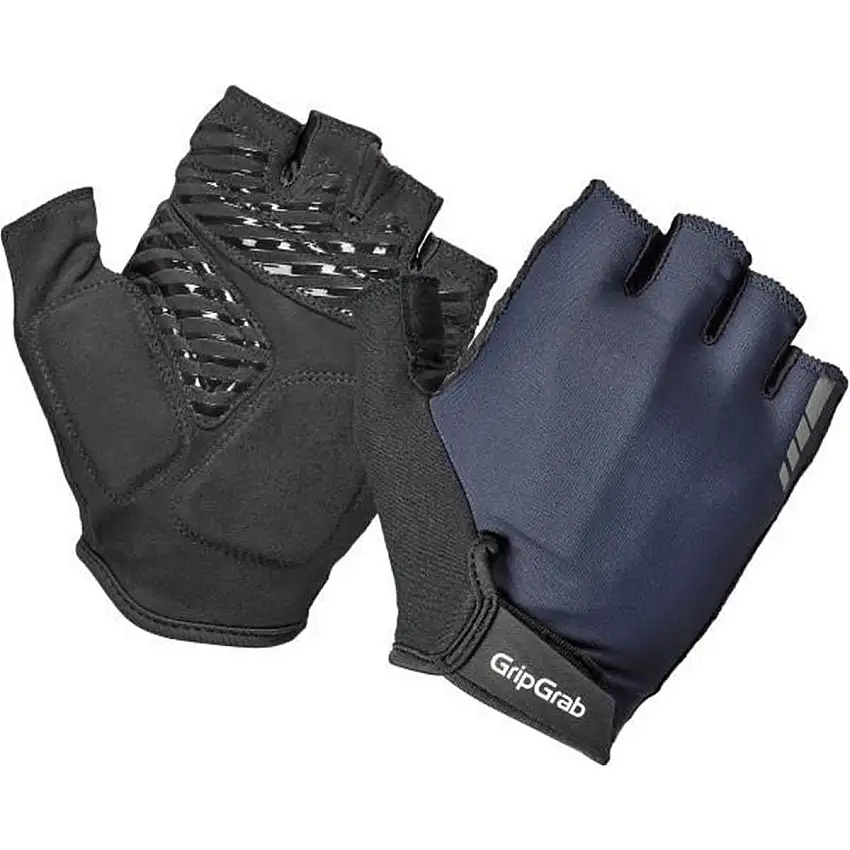 Handskar GripGrab ProRide RC Max Padded Short Finger Summer Gloves Marinblå
