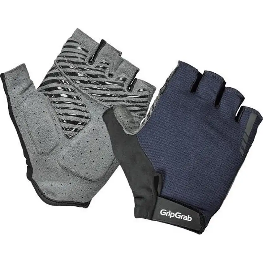 Handskar GripGrab Expert RC Max Padded Short Finger Summer Gloves Marinblå