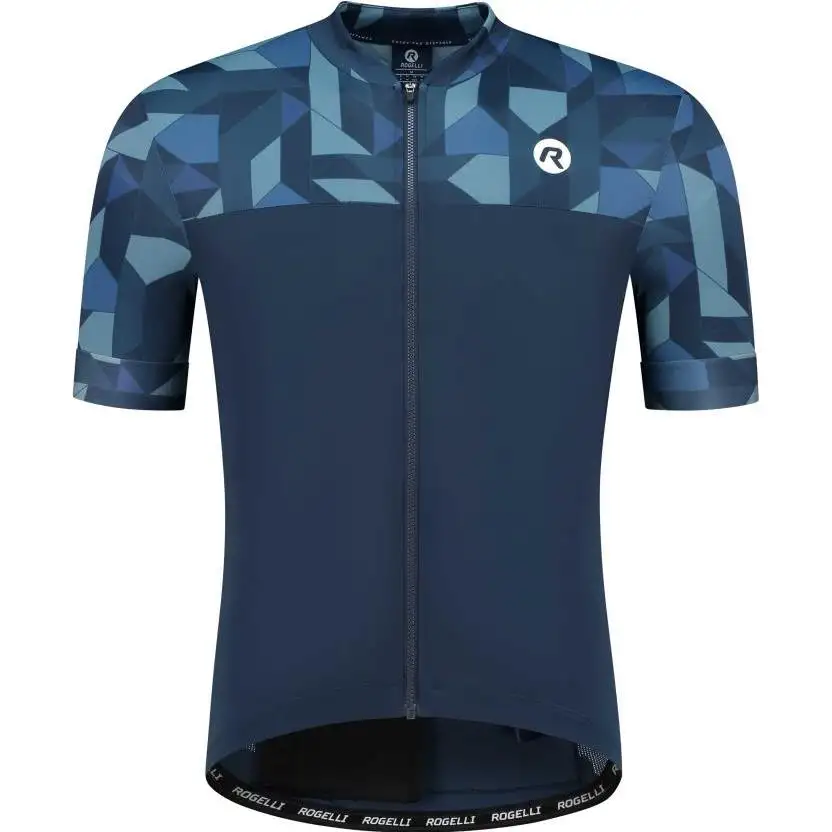 Cykeltröja Rogelli Essential Graphic blå