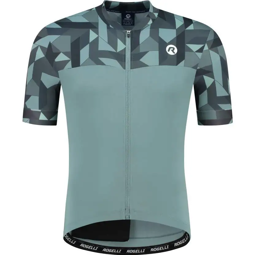 Cykeltröja Rogelli Essential Graphic grå