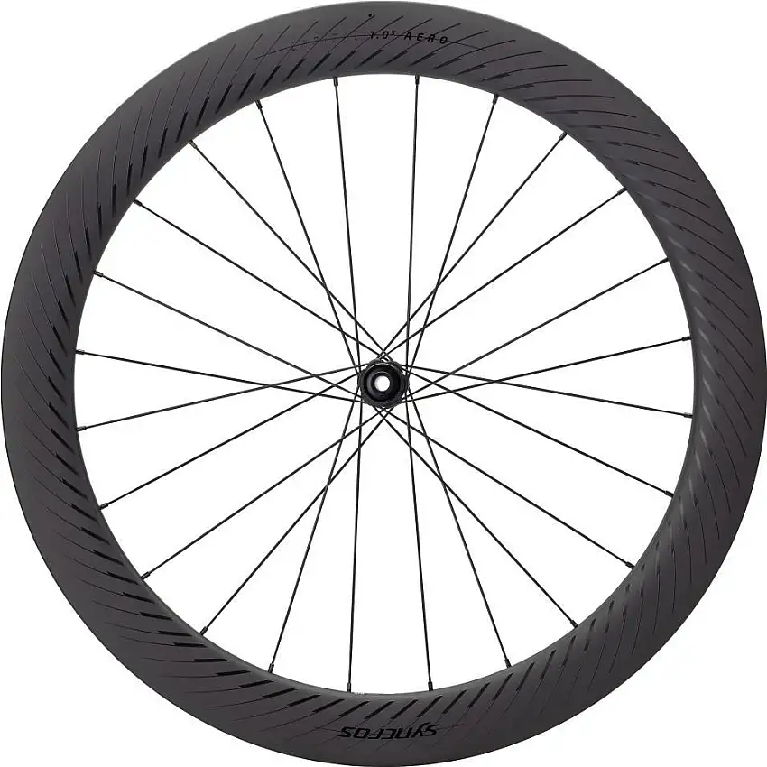 Framhjul Syncros Capital 1.0 Aero 60mm Svart matt