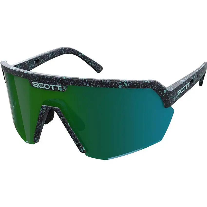 Cykelglasögon Scott Sport Shield Green Chrome/Terrazzo Black