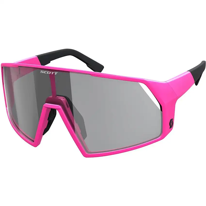 Cykelglasögon Scott Pro Shield LS Grey Light Sensitive/Acid Pink
