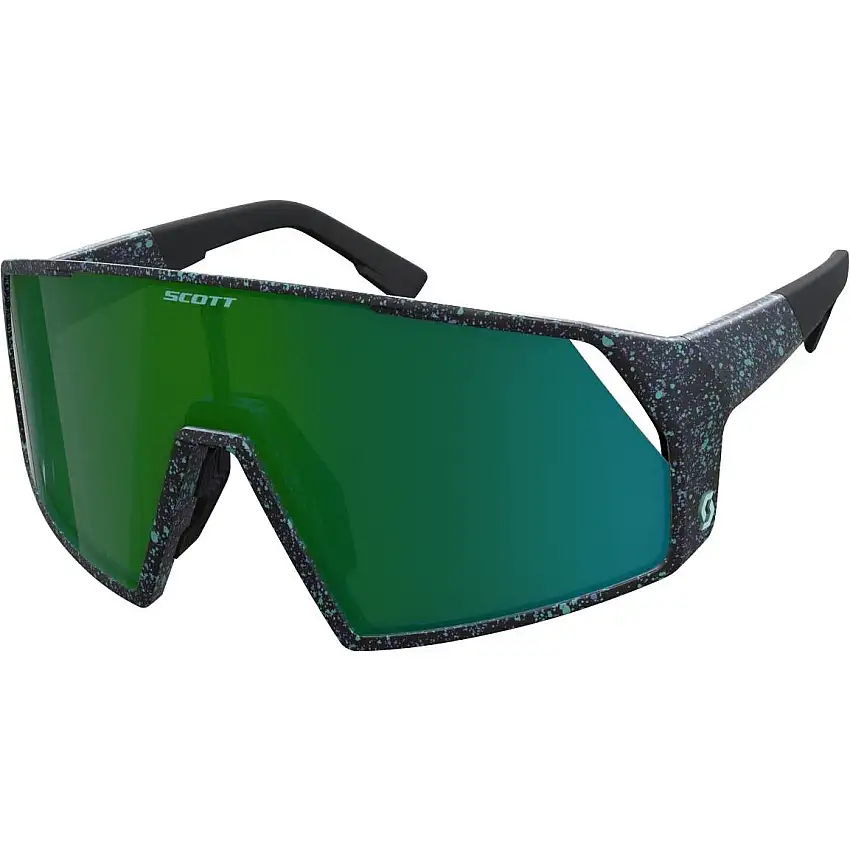 Cykelglasögon Scott Pro Shield Green Chrome/Terrazzo Black
