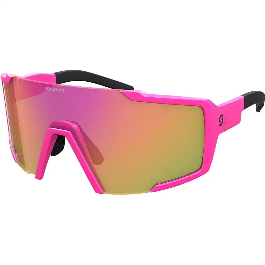 Cykelglasögon Scott Shield Compact Pink Chrome/Acid Pink