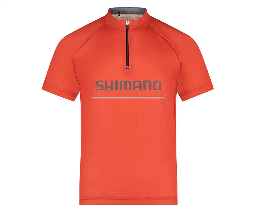 Cykeltröja Shimano Colore Junior S.S. Jersey Orange