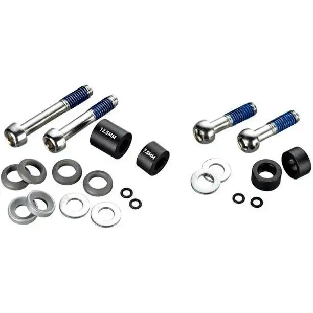 Skivbromsadapter Skruvar Avid 10S till Rotor 170 mm Fram, Inkl. Stainless bultar