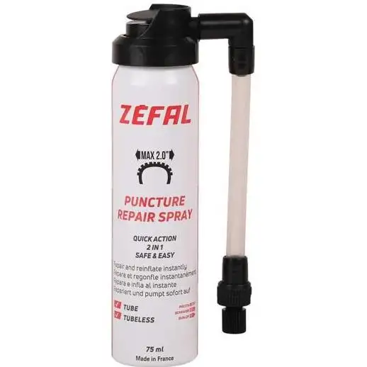 Lagningsspray ZEFAL Slang/Däck 75 ml 2 bar
