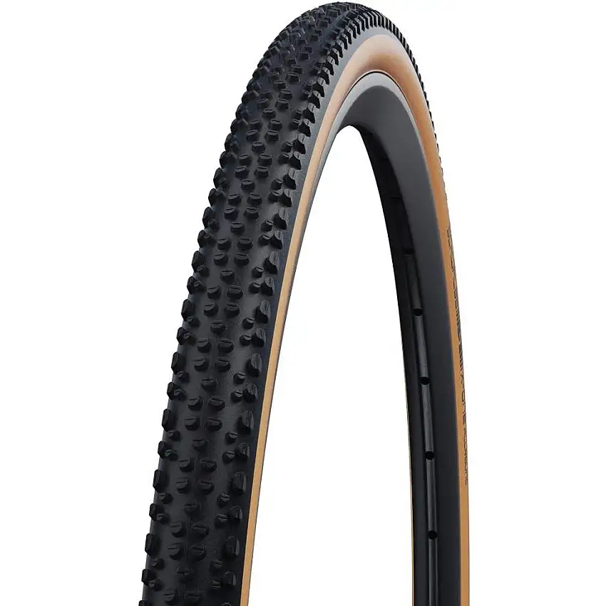 Cykeldäck Schwalbe X-One Allround Addix RaceGuard TLE Vikbart 33-622 Svart/Brun