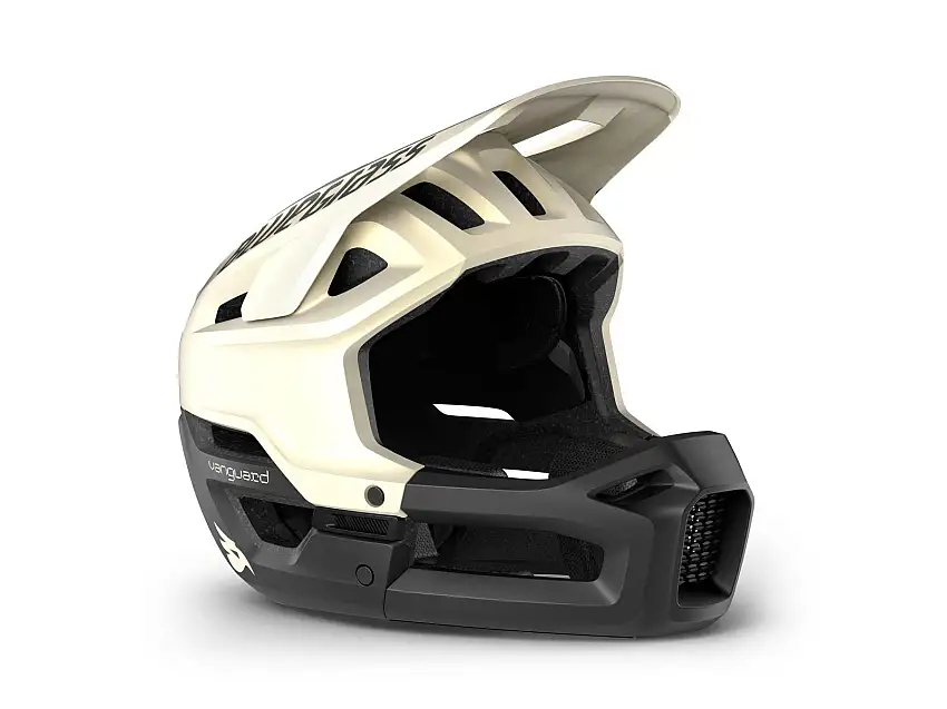 Cykelhjälm BLUEGRASS Vanguard Core Mips MTB White Black/Matt