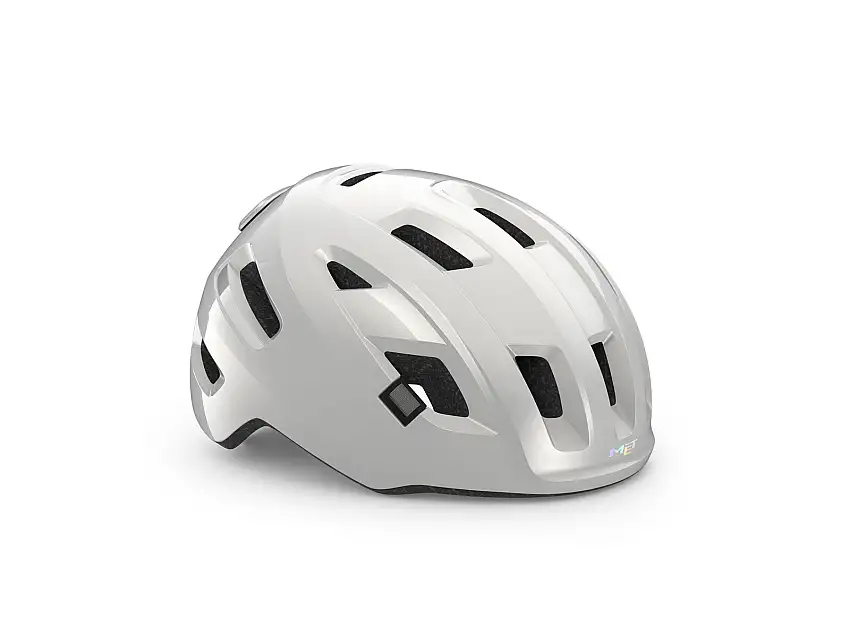 Cykelhjälm MET E-Mob White/Glossy
