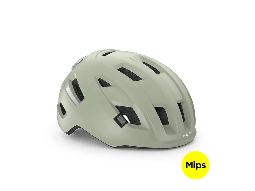 Cykelhjälm MET E-Mob Mips Moss Gray/Matt