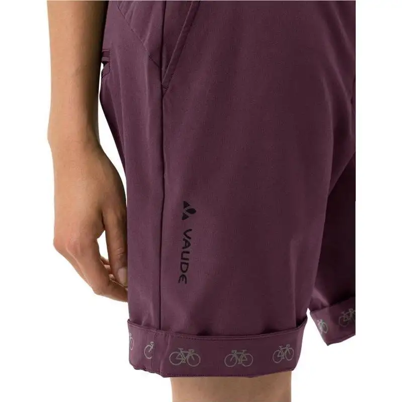 Cykelbyxor Vaude Cyclist Shorts Women Cassis