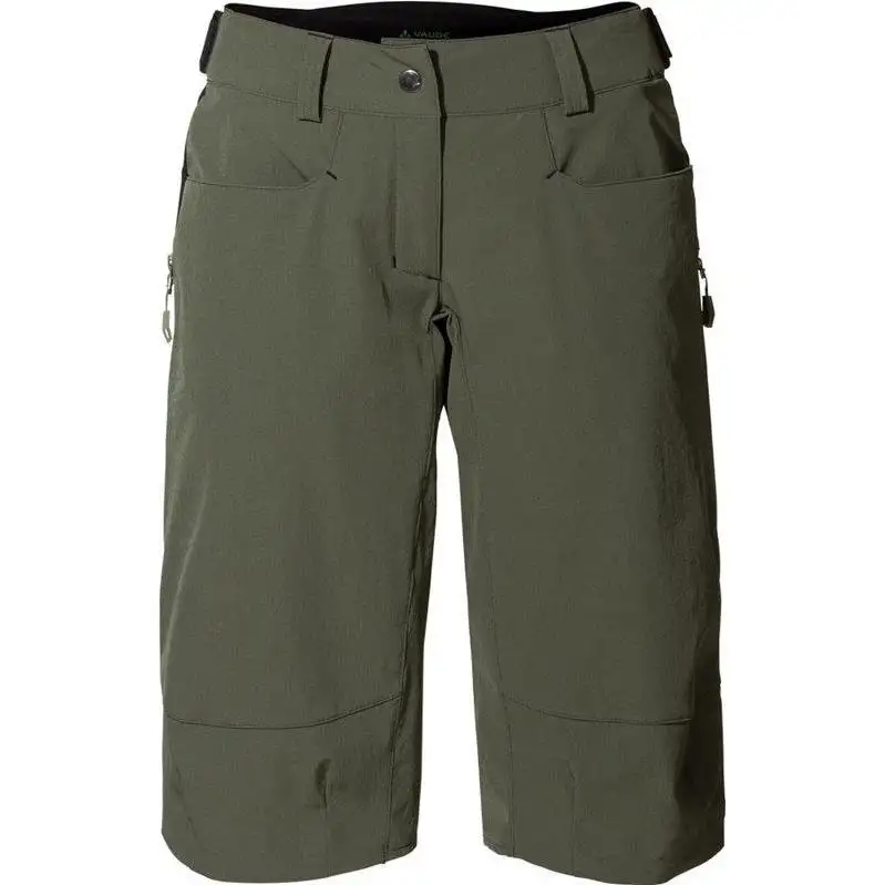 Cykelbyxor Vaude Moab IV Shorts Women Khaki