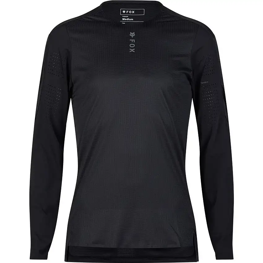 Cykeltröja Fox Flexair Pro LS Jersey Black