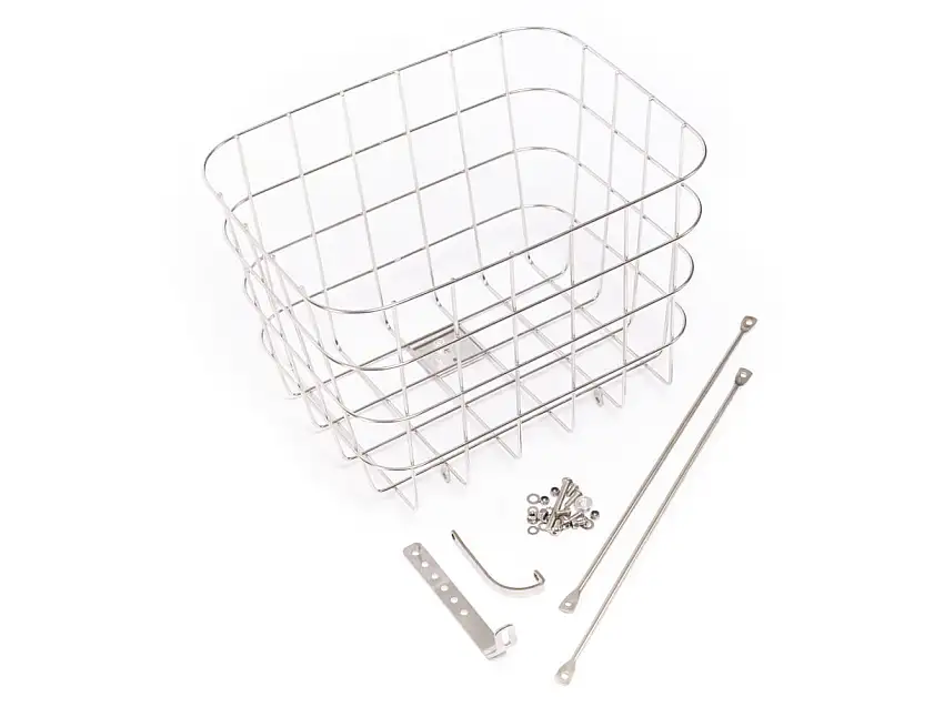Cykelkorg Pelago Stainless Basket Silver