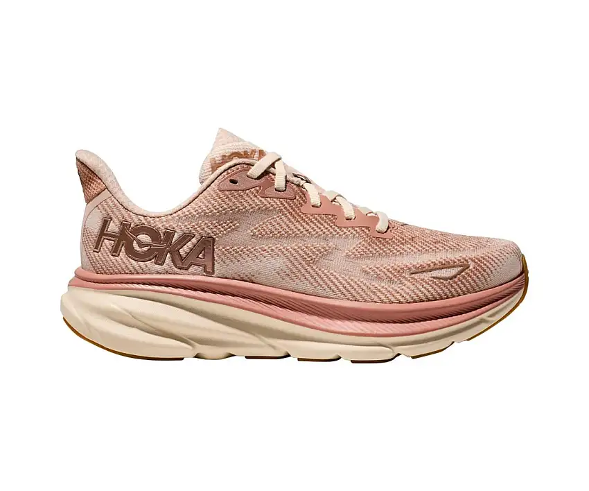 Hoka Löparskor Clifton 9 dam Sandstorm/Cream
