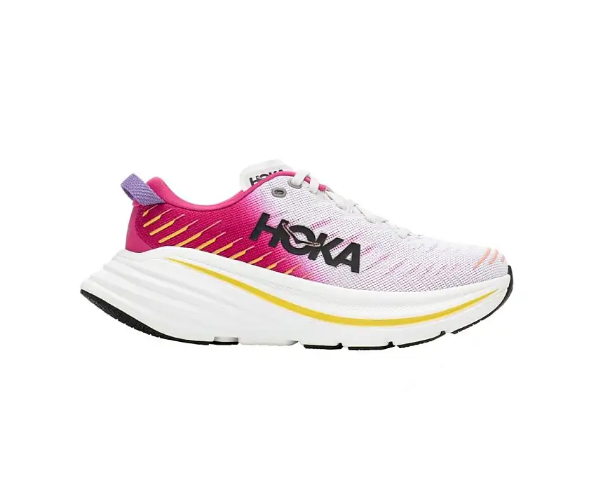 Hoka Löparskor Bondi X dam Blanc De Blanc/Pink Yarrow