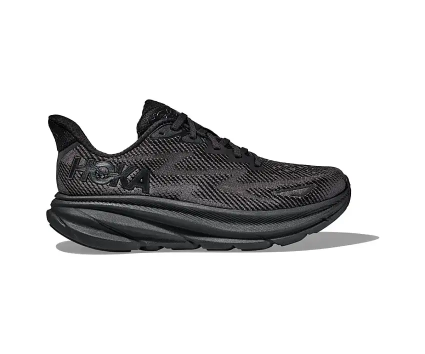 Hoka Löparskor Clifton 9 dam Black/Black