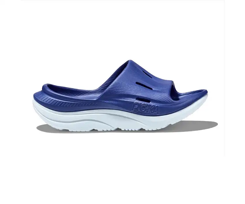 Hoka Löparskor Ora Recovery Slide 3 unisex Bellwether Blue/Ice Water