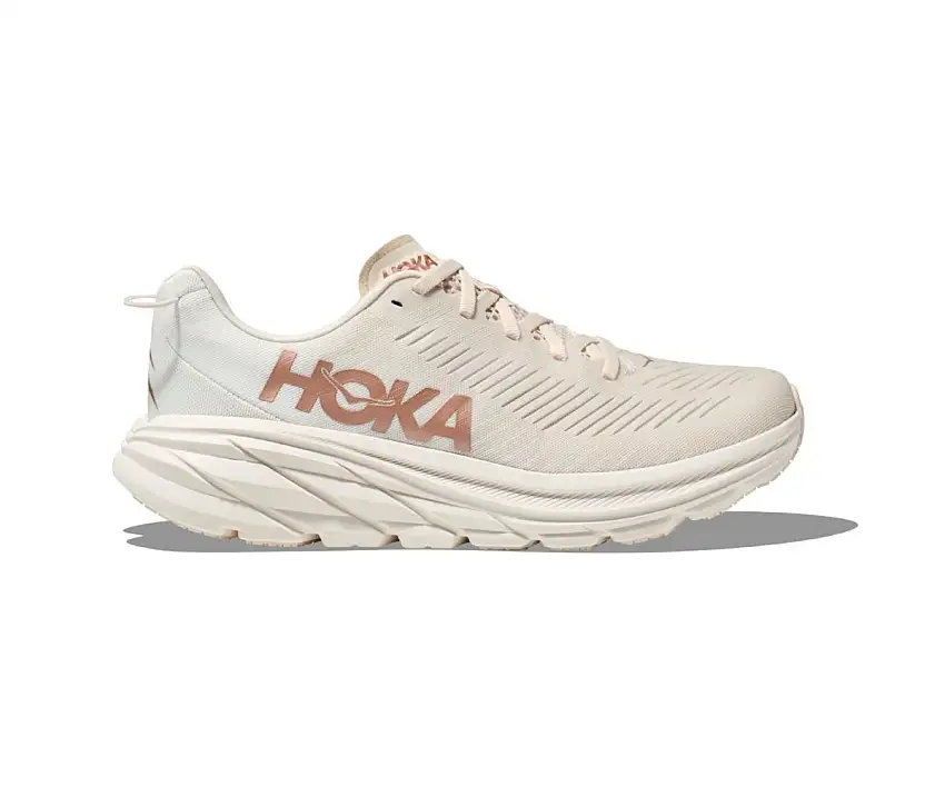 Hoka Löparskor Rincon 3 dam Eggnog/Rose Gold