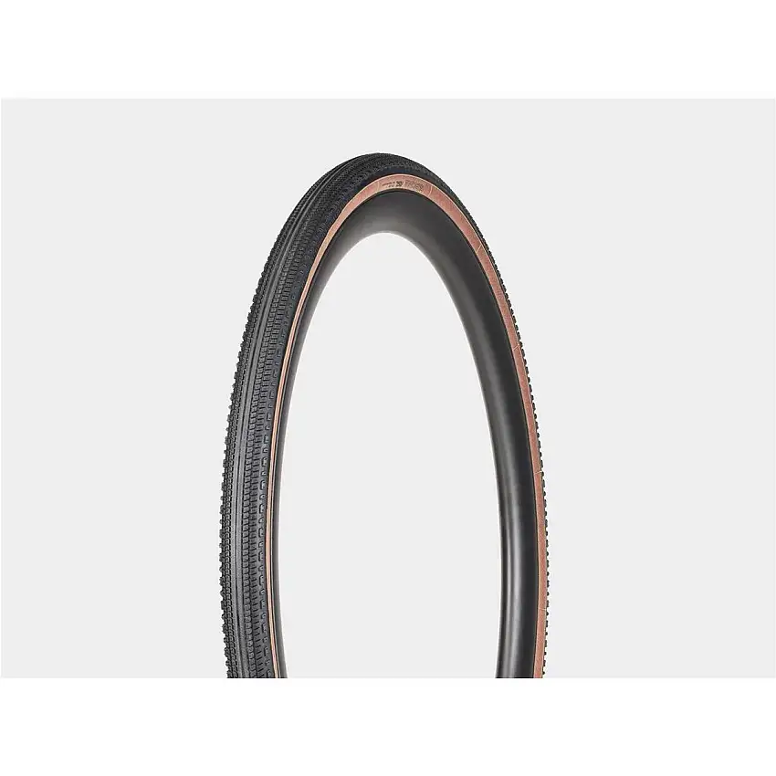 Cykeldäck Bontrager Girona RSL GR 700C x 35mm TLR Svart/Brunbeige