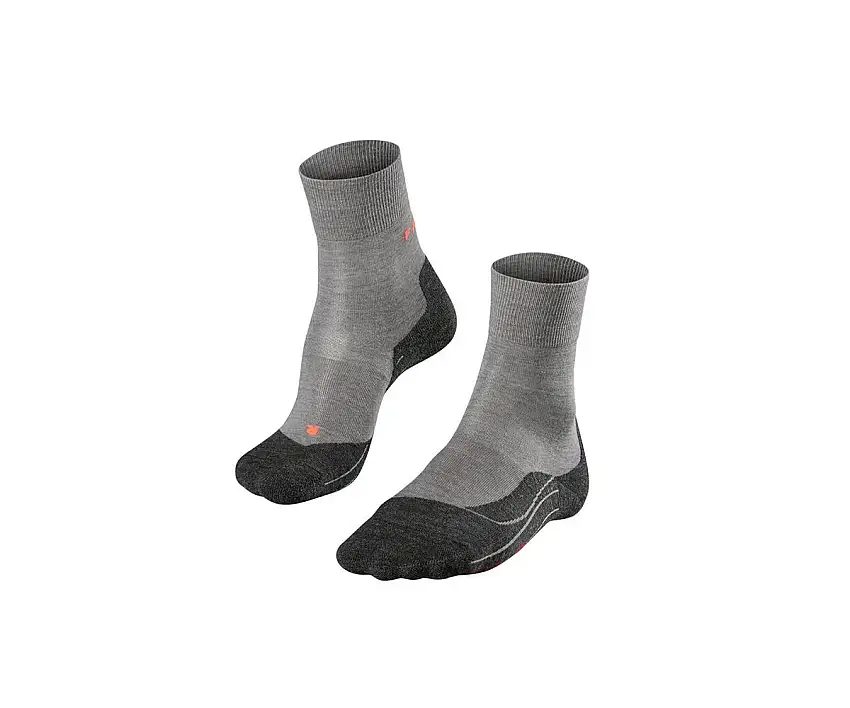 Falke Löparstrumpor Ru4 Wool Light Grey Melange dam