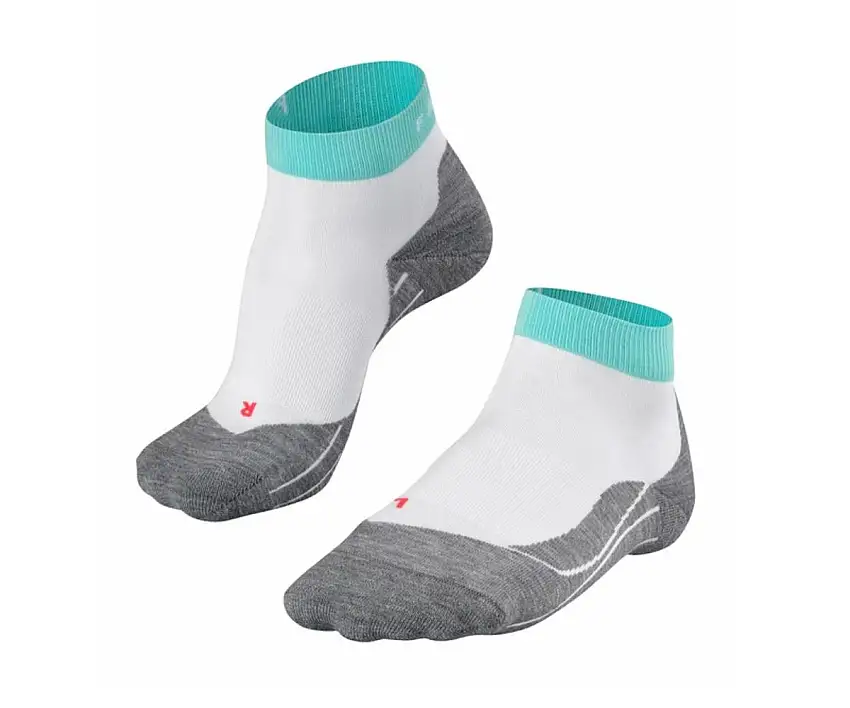 Falke Löparstrumpor Ru4 Endurance Short Running Sock White/Tourqois dam