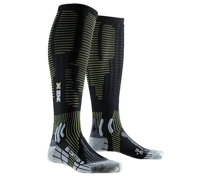 X-Bionic Effektor Performance Compression Sock Black/Acid Green unisex
