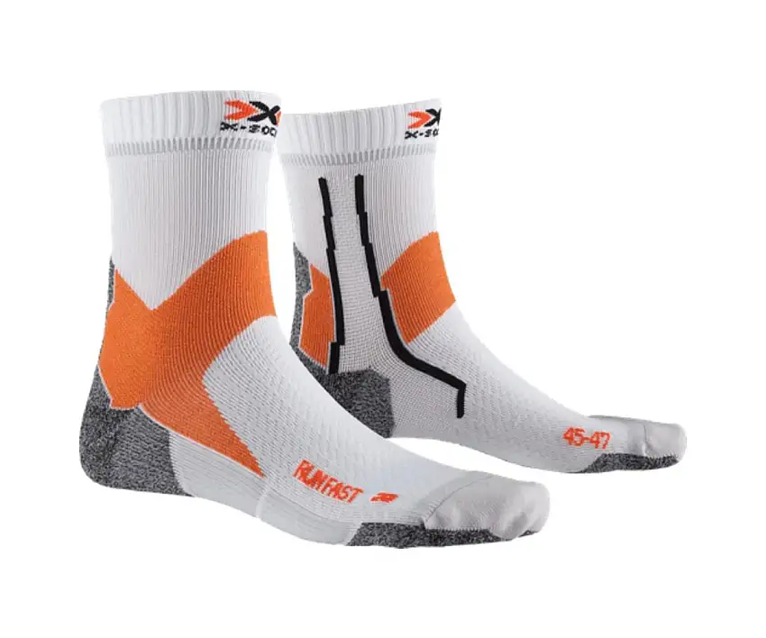 X-Bionic Run Fast 4.0 Sock Artic White/Orange unisex