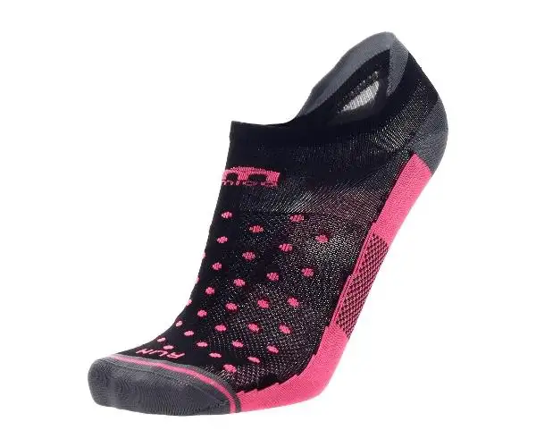 Mico X-Light Low Cut Run Socks X-Performan Black Pink dam