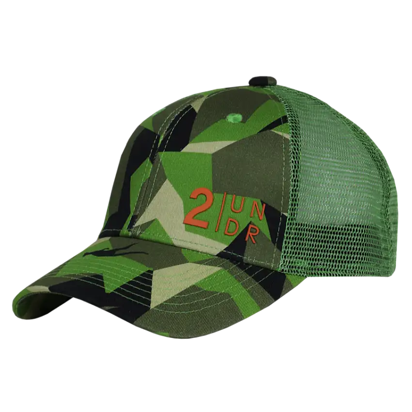 2UNDR Mesh Back Print Cap o/s herr Green Camouflage