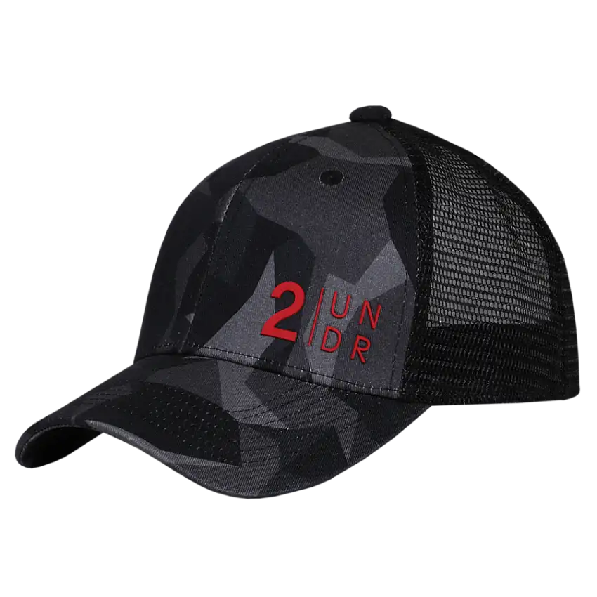 2UNDR Mesh Back Print Cap o/s herr Black Camouflage