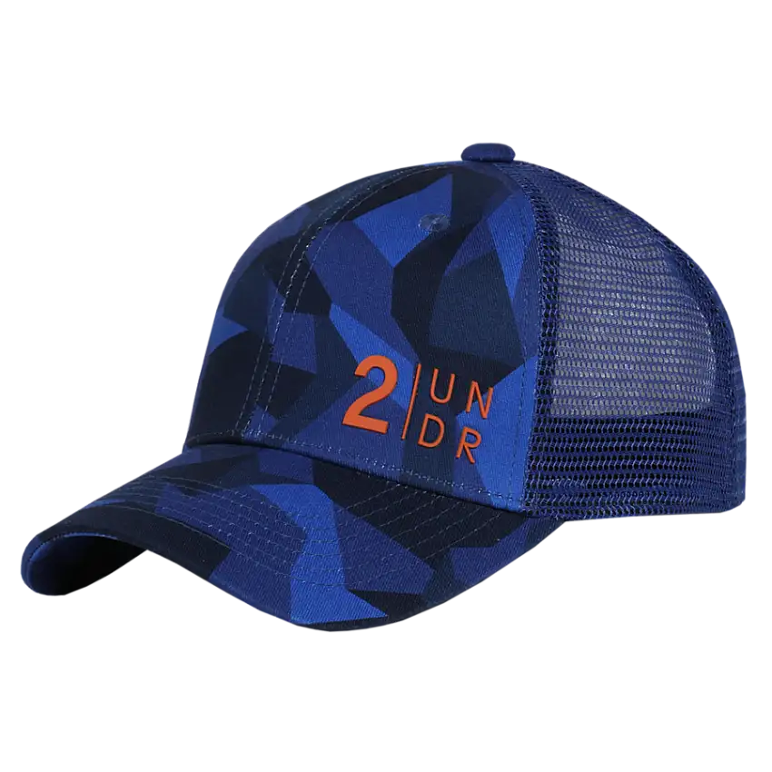 2UNDR Mesh Back Print Cap o/s herr Blue Camouflage