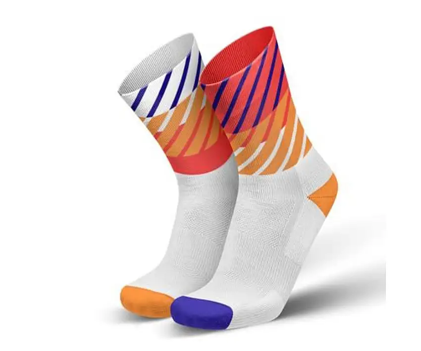 Incylence Löparstrumpor Diagonals Socks unisex Orange Ife