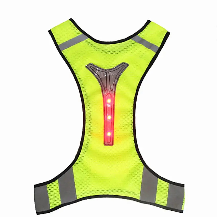 Elevate Led Running Vest o/s unisex Neon Yellow