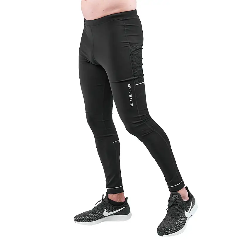 Elite Lab Löpartights Run X1 Winter Tights herr Black