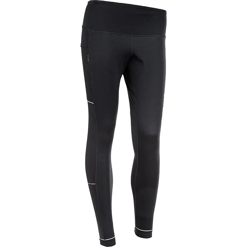 Elite Lab Löpartights Run X1 Windblock Tights dam Black