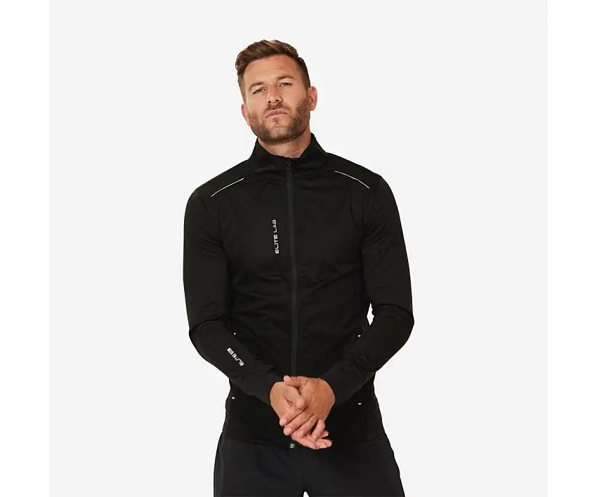 Elite Lab Löparjacka Heat X1 Jacket herr Black