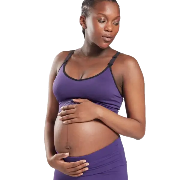 Reebok Sport-BH S Maternity Bra dam Drkorc