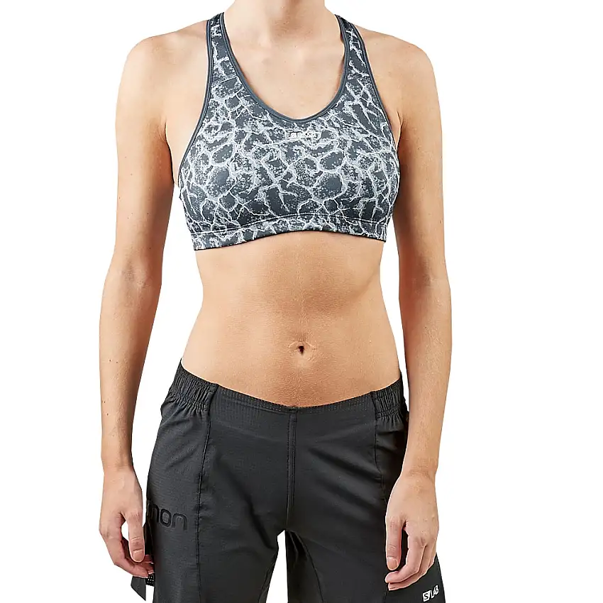 Shock Absorber Sport-BH Active Crop Top dam Asphalt Print