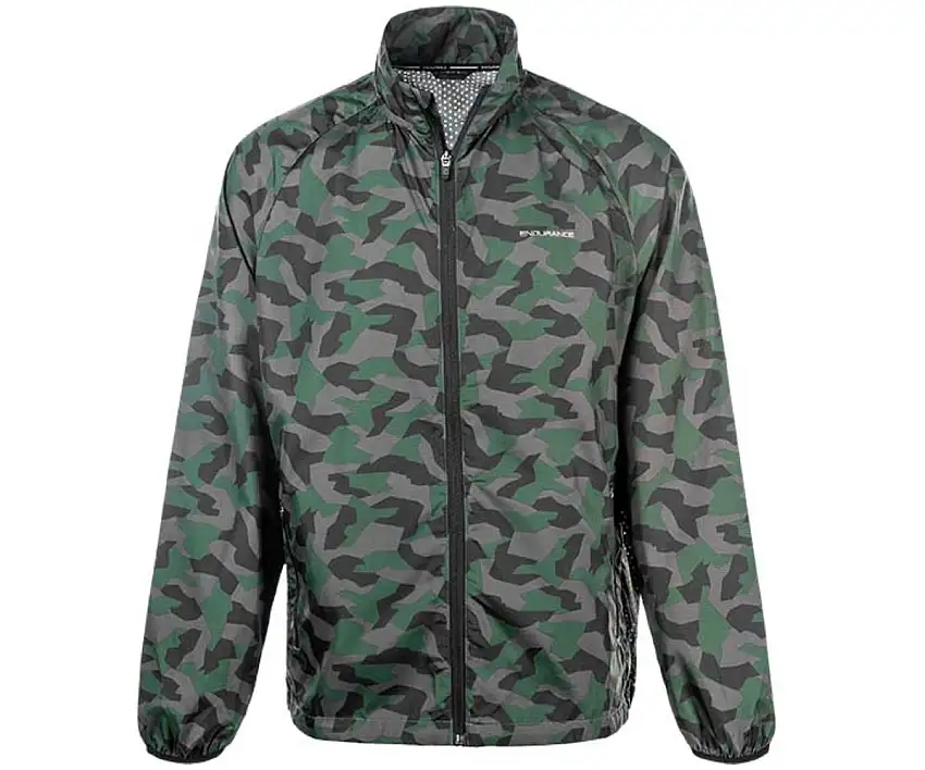 Endurance Löparjacka Alvin Printed Jacket herr Deep Forest