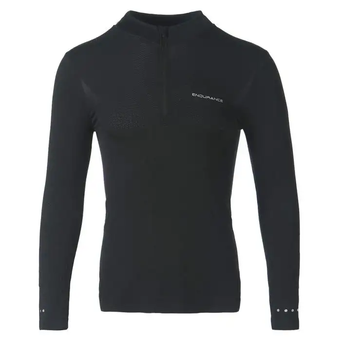 Endurance Löpartröja Jaro Seamless Midlayer herr Dark Grey Melan