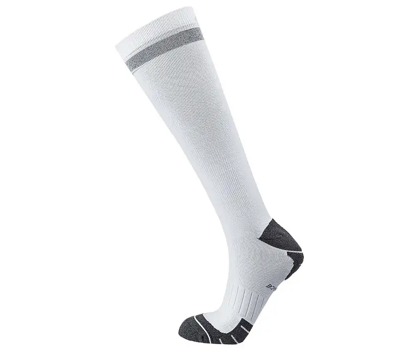 Endurance Löparstrumpor Torent Reflect. Long Compression Sock dam White