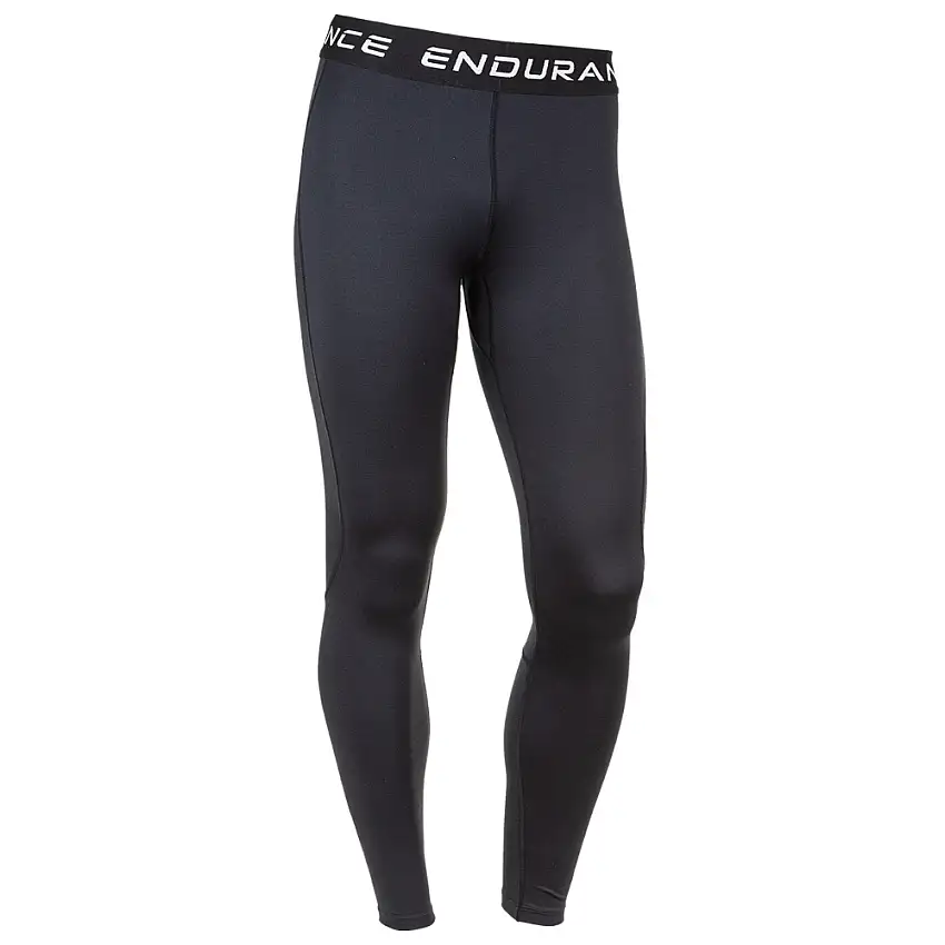 Endurance Löpartights Power Long Tights herr Black