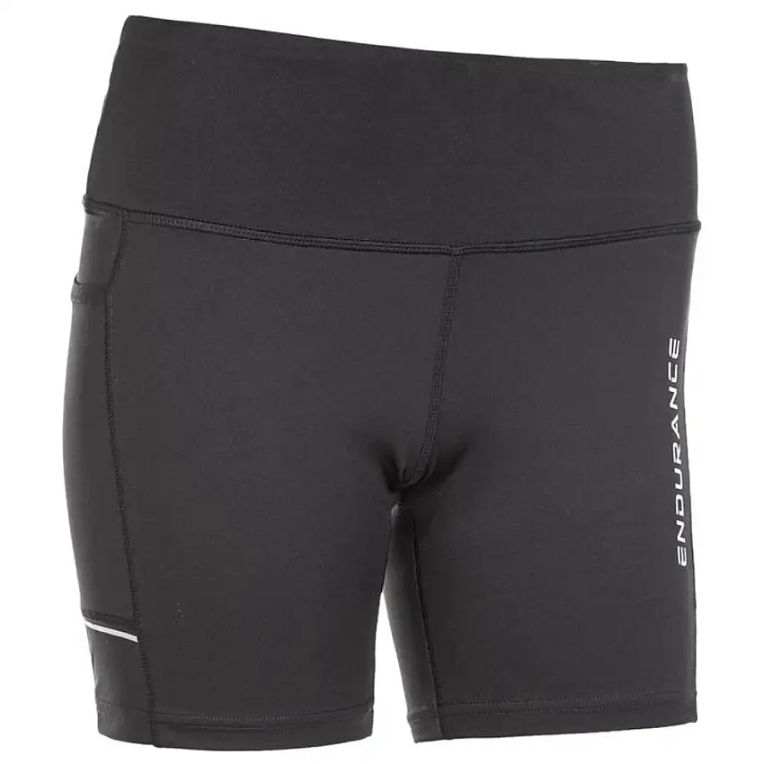 Endurance Löpartights Energy Short Tights dam Black