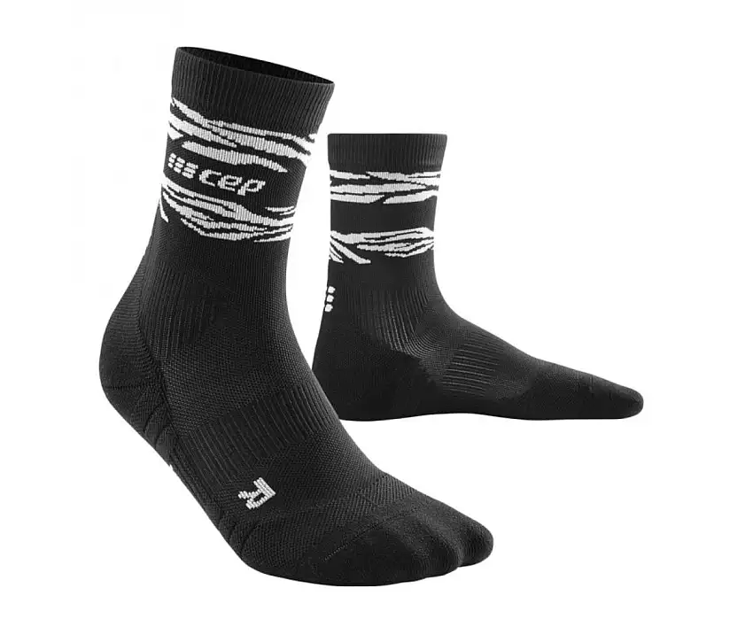 Cep Löparstrumpor Animal Mid-Cut Socks dam Black/White