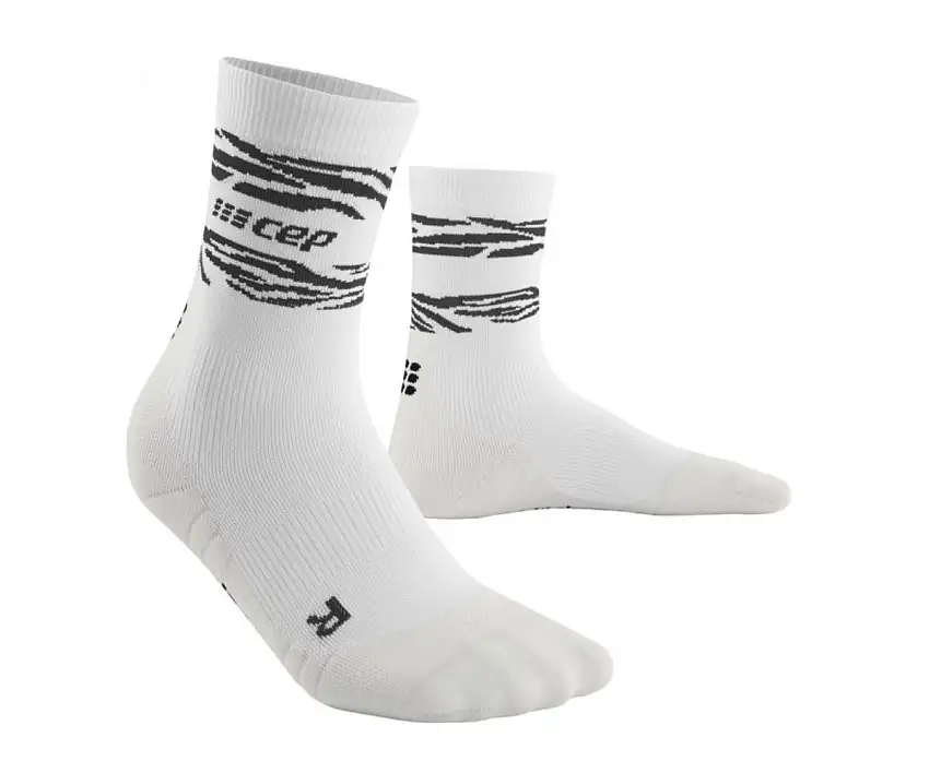 Cep Löparstrumpor Animal Mid-Cut Socks herr White/Black